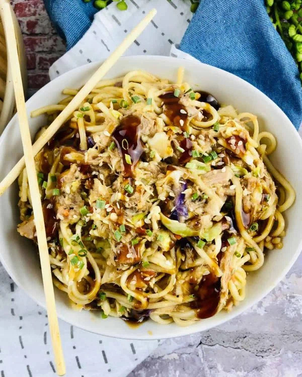 Quick Roast Pork Chow Mein cover