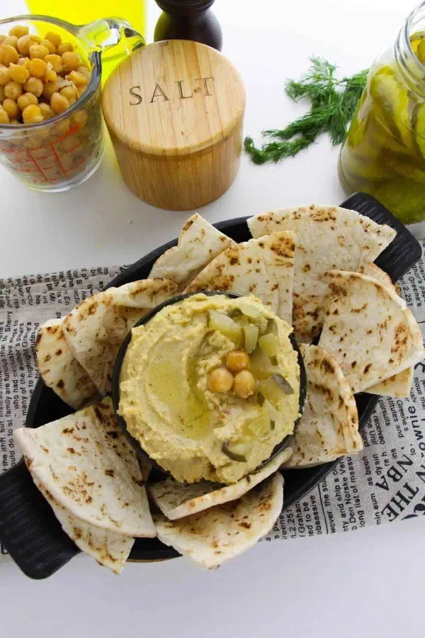 Dill Pickle Hummus cover