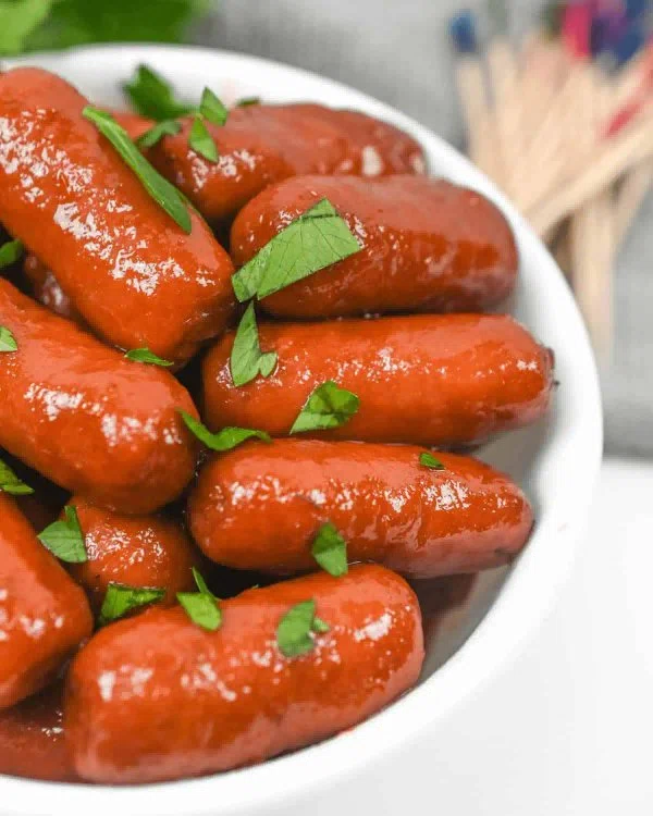 Crock Pot Little Smokies Recipe cover