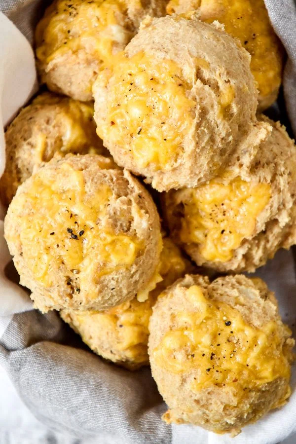 Pancake Mix Cheddar Drop Biscuits cover