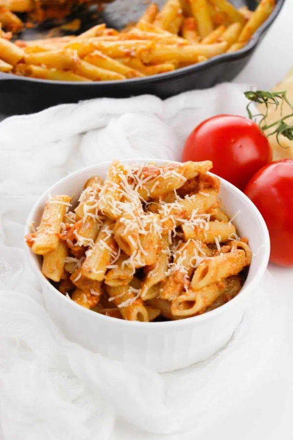 Penne with Vodka Cream Sauce cover