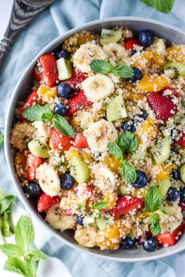 Quinoa Mint Fruit Salad cover