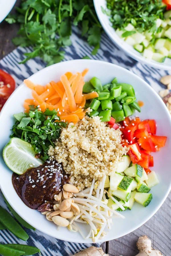 Peanut Sauce Quinoa Bowl cover