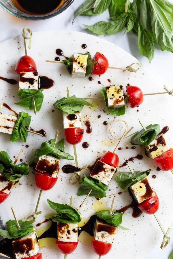 Tofu Caprese Skewers cover