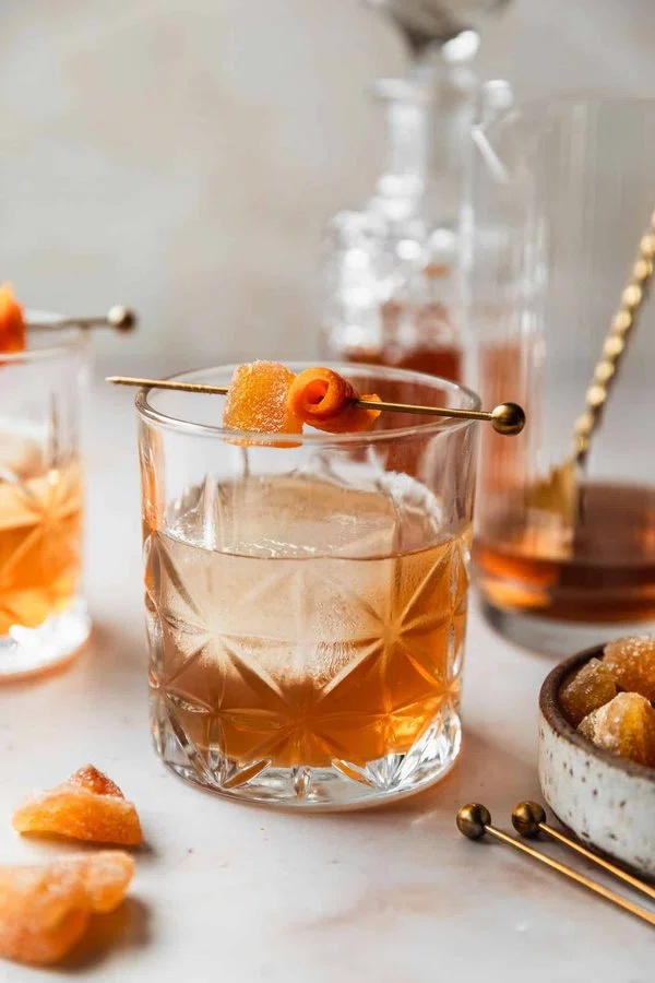 A Spicy Ginger Old Fashioned cover