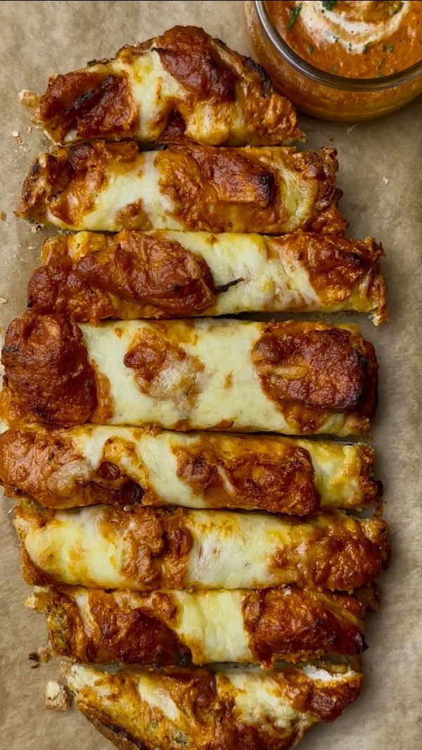 Butter Chicken Garlic Bread cover