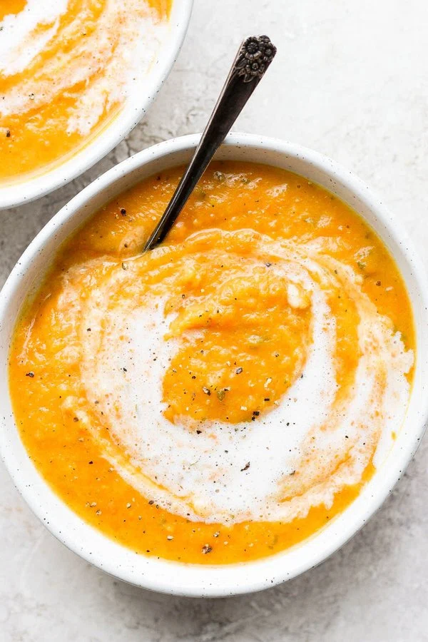 Roasted Acorn Squash Soup cover