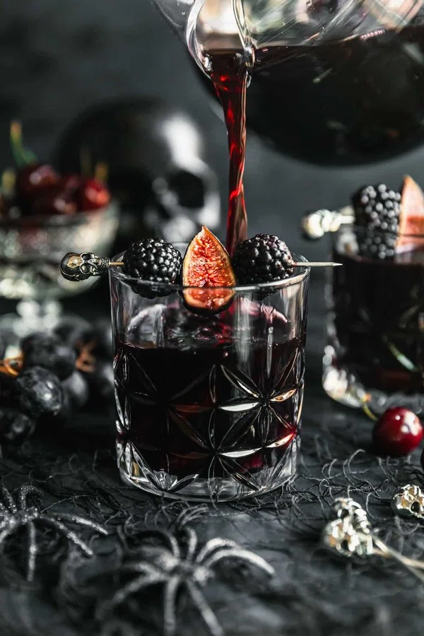 Spooky Black Halloween Sangria cover