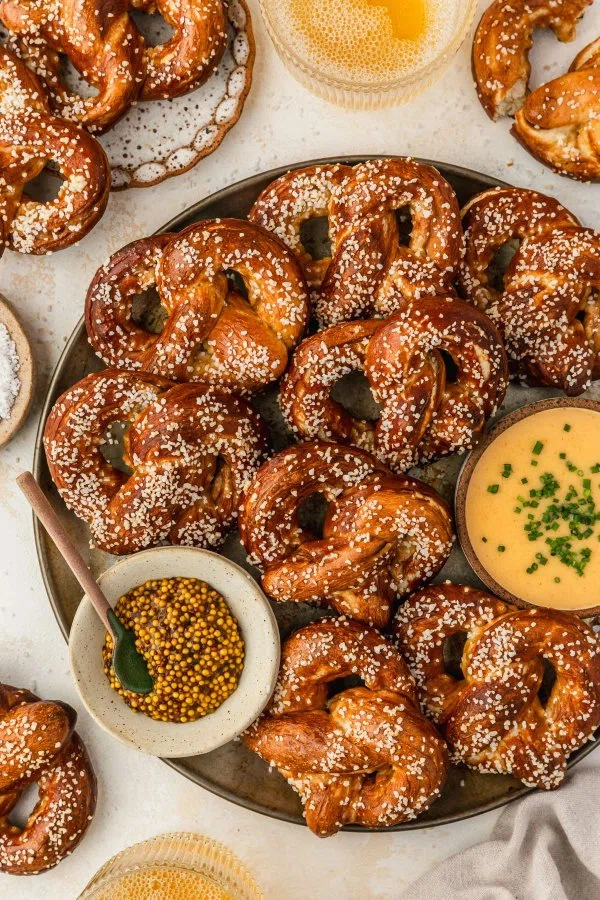Buttery Mini Homemade Soft Pretzels cover