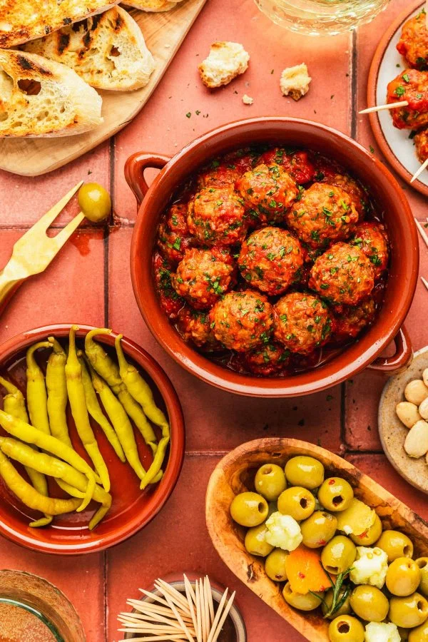 Tapas-Style Spanish Meatballs cover