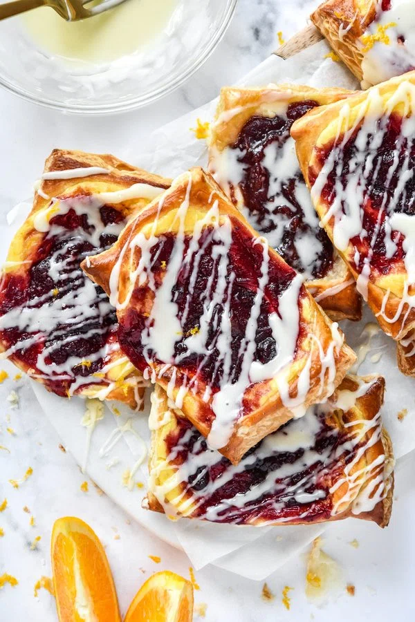 Leftover Cranberry Sauce Cheese Danish cover
