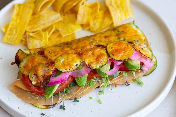 Easy Low Carb Zucchini Wraps cover