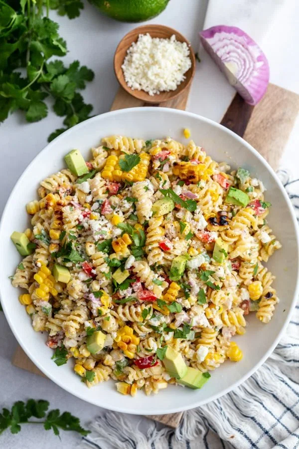 Mexican Street Corn Pasta Salad cover