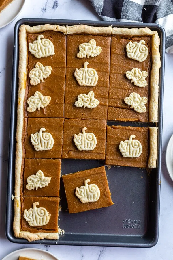 Sheet Pan Pumpkin Pie cover