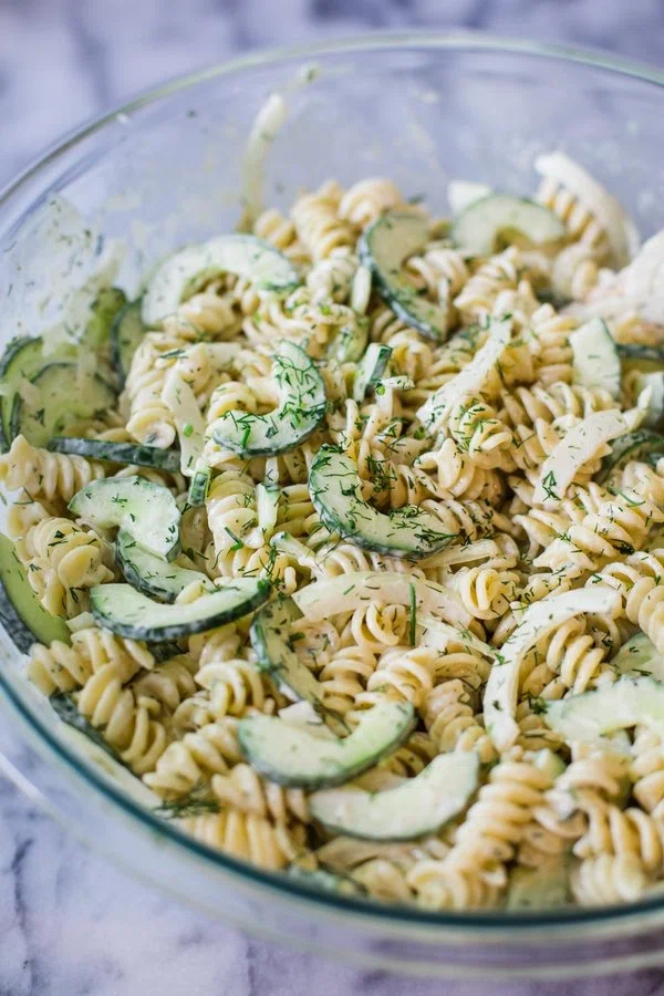 Cucumber Pasta Salad cover