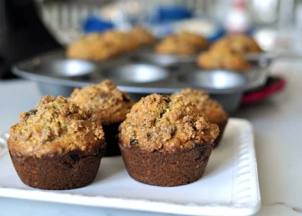 Healthy Cinnamon Raisin Lactation Muffins cover