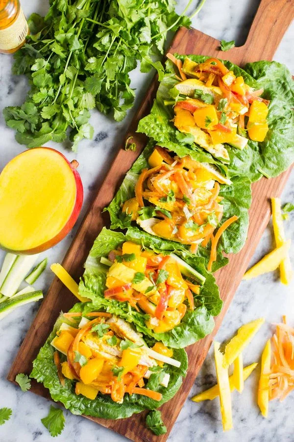 Mango Chicken Lettuce Wraps cover