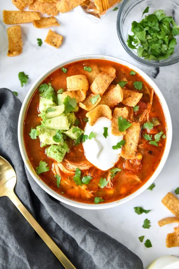 Instant Pot No Bean Chicken Chili cover