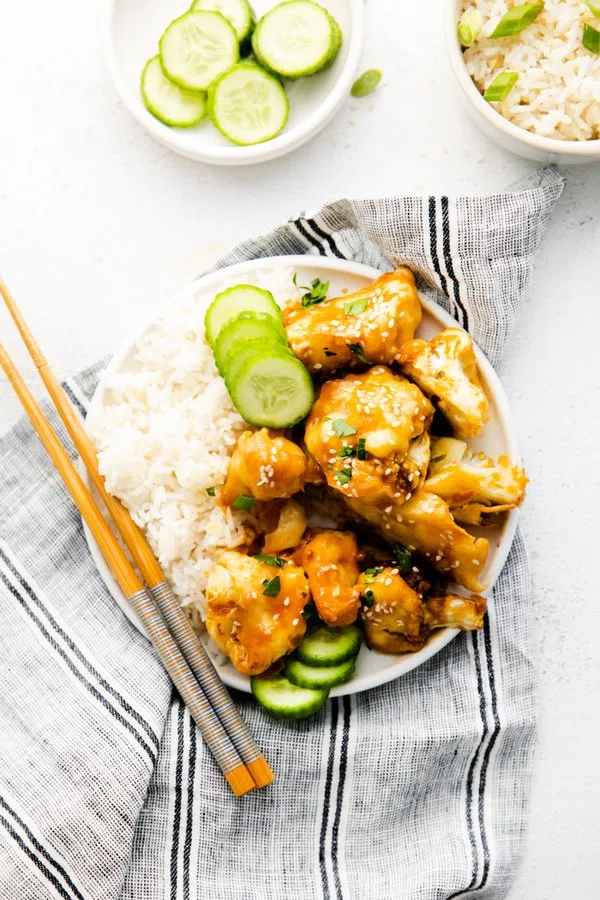 Easy Sesame Cauliflower cover