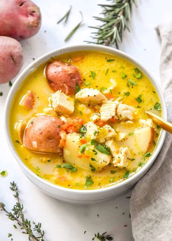 Simple Red Potato Chicken Soup cover