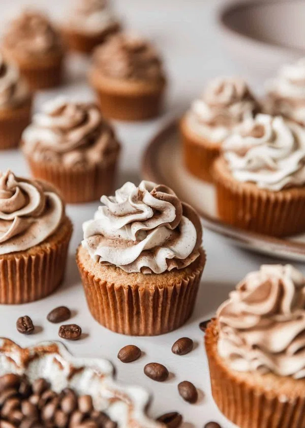 Coffee Cupcakes with Vanilla Coffee Buttercream cover