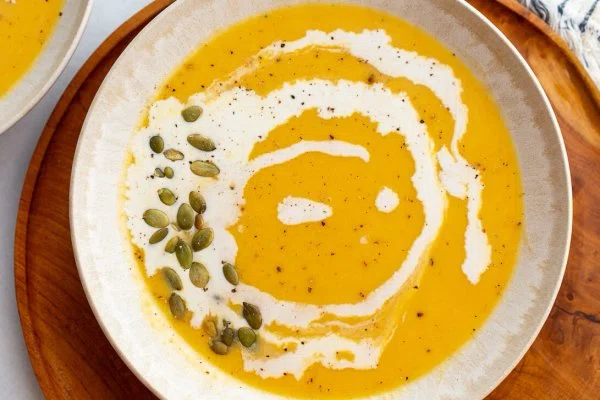 Creamy Roasted Butternut Squash Soup cover