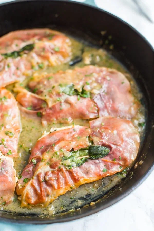 Easy Chicken Saltimbocca cover
