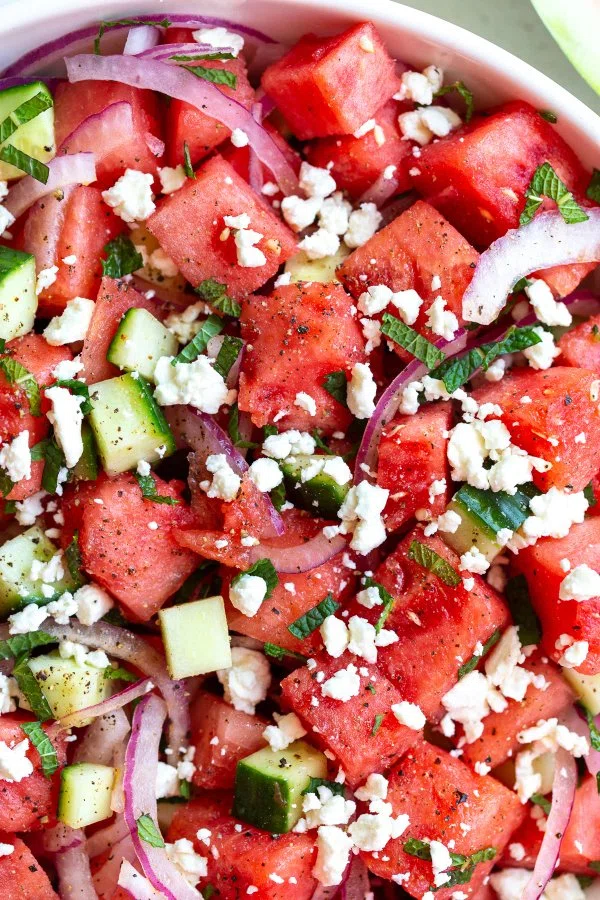 Watermelon Feta Mint Salad cover