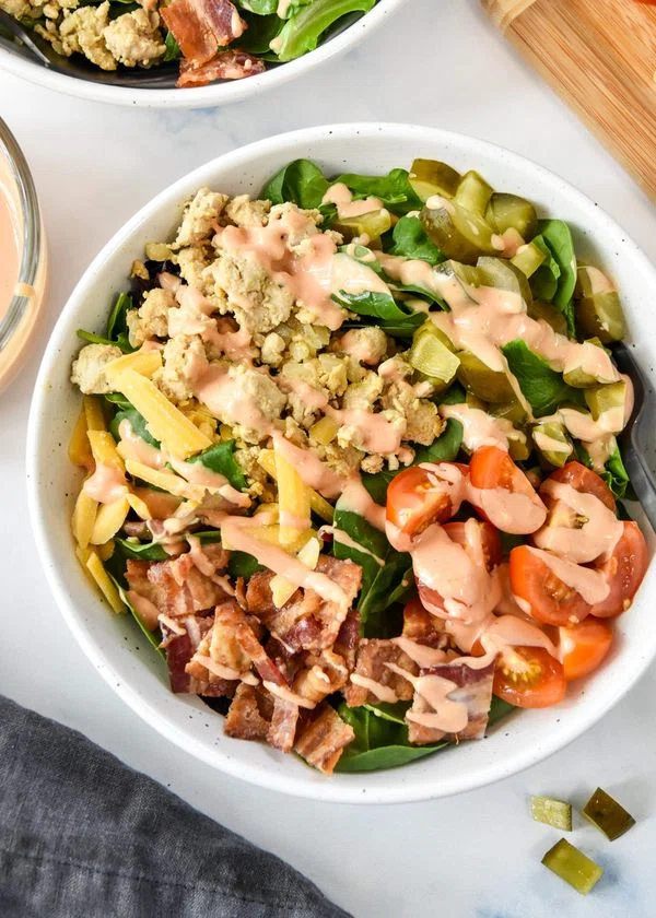 Loaded Ground Turkey Burger Salad cover
