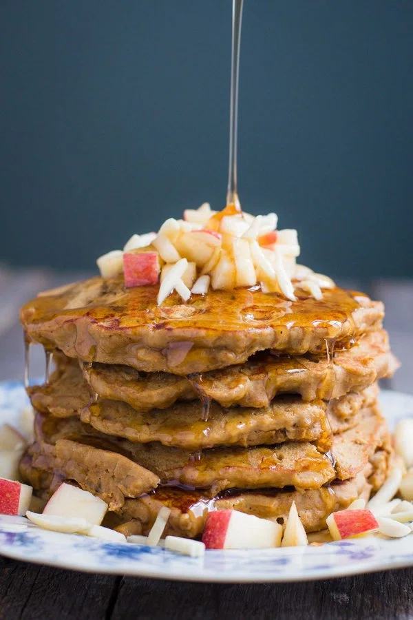 Apple Cinnamon Protein Pancakes cover