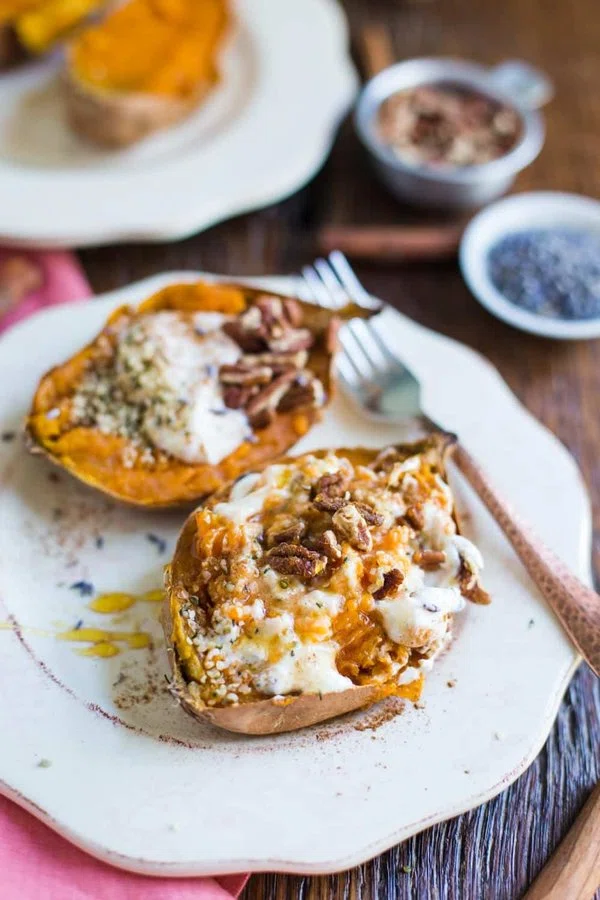 Breakfast Baked Sweet Potatoes cover