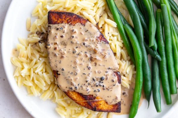 Creamy Peppercorn Tofu cover