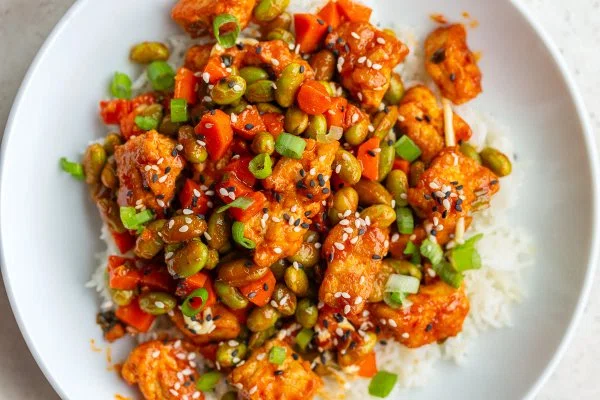 Gochujang Tofu & Edamame Stir Fry cover