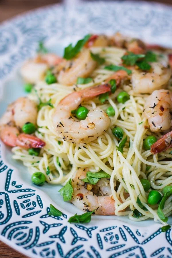 Garlic Buttered Shrimp Pasta cover