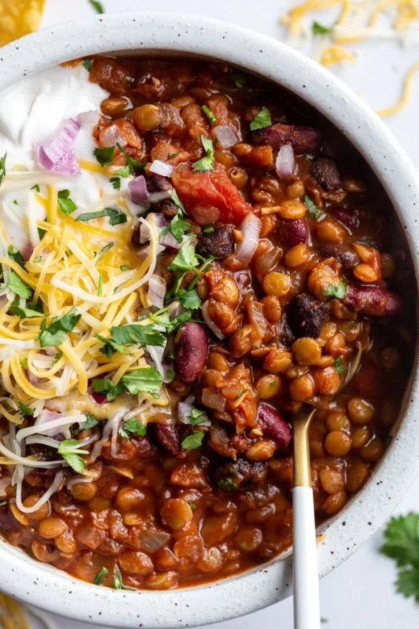 Easy Lentil Chili cover