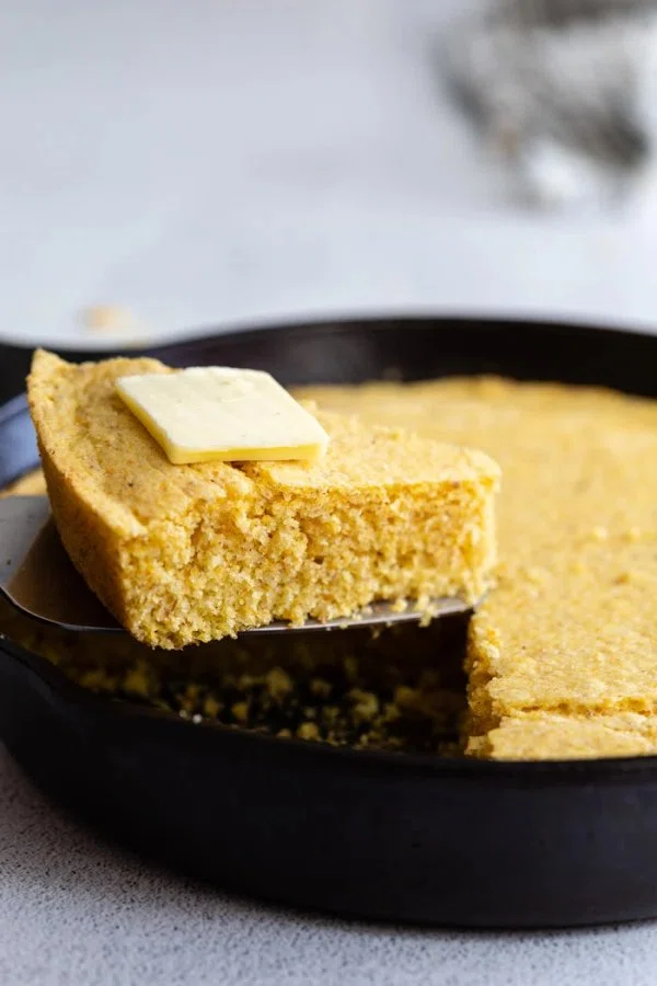 Vegan Cornbread (Moist, Easy & Made in a Skillet!) cover