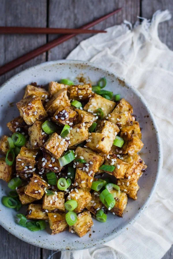 Green Onion & Garlic Crispy Tofu cover