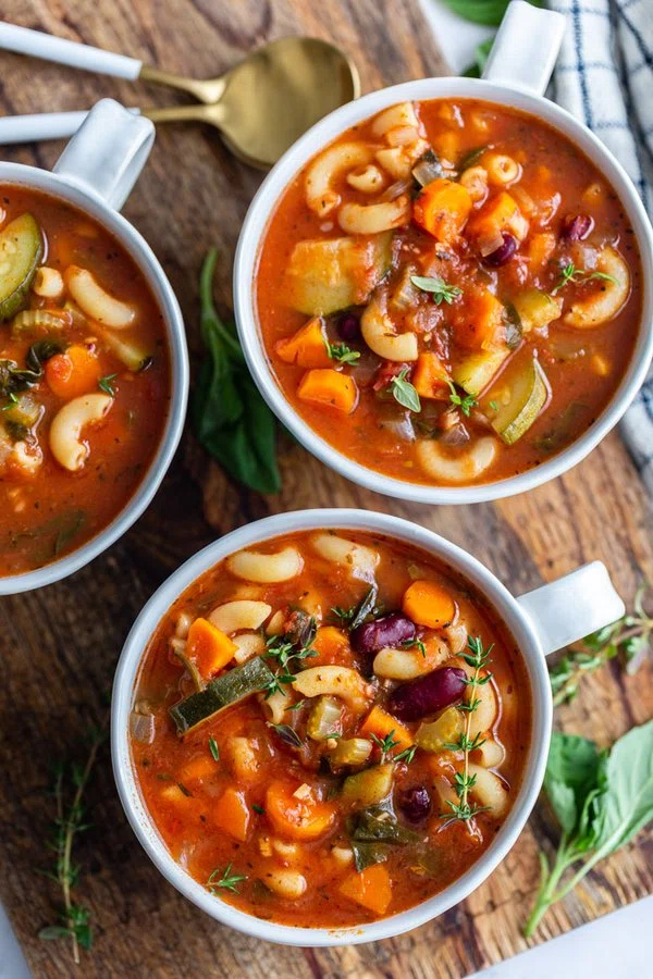 Vegan Minestrone Soup cover