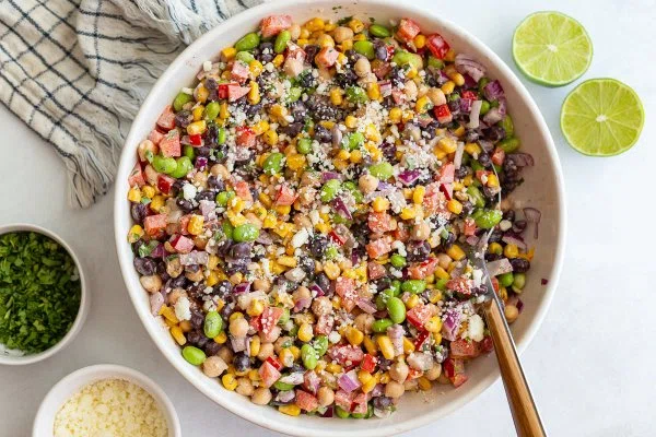 Mexican Street Corn Dense Bean Salad cover