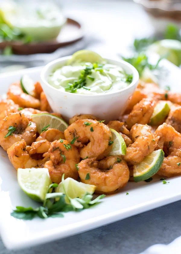 Blackened Shrimp with Avocado Ranch Dressing cover