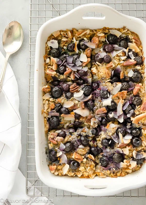 Blueberry Morning Glory Baked Oatmeal cover