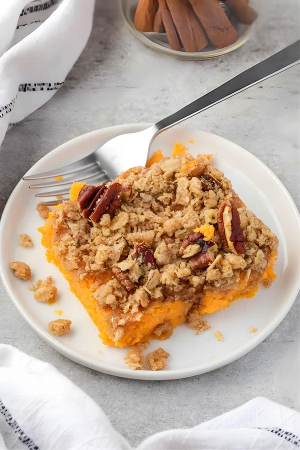 Sweet Potato Casserole with Streusel Topping cover