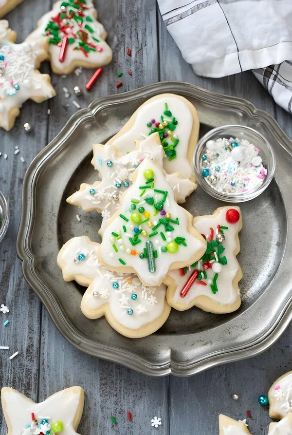 Soft Christmas Cut Out Sugar Cookies cover