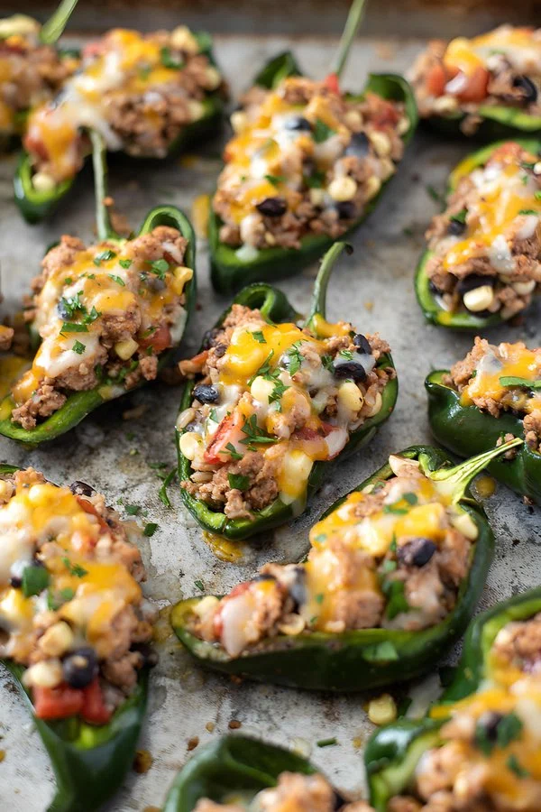 Southwest Stuffed Poblano Peppers cover