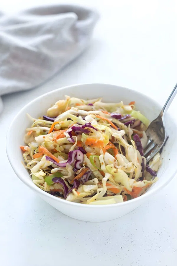 Vinegar Coleslaw Recipe cover