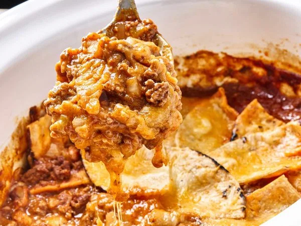 Slow Cooker Beef Enchilada Casserole cover