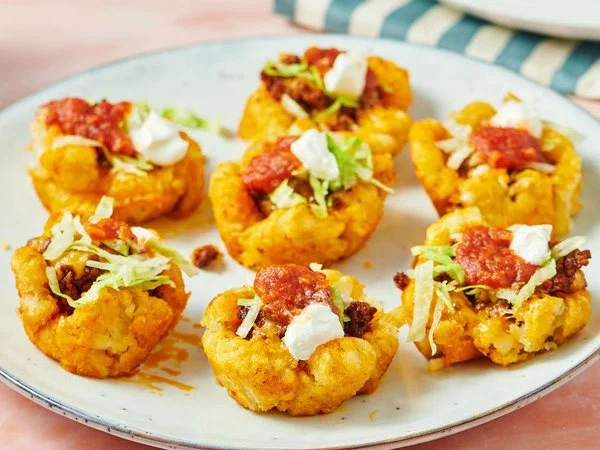 Loaded Tater Tot Taco Cups cover