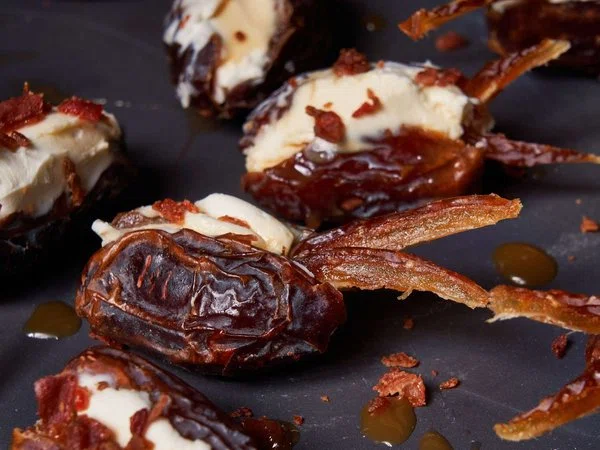 Caramel Bacon Stuffed Dates cover