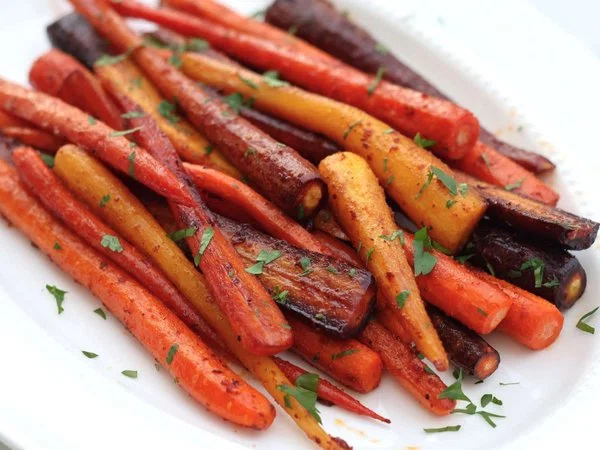 Harissa Roasted Carrots cover