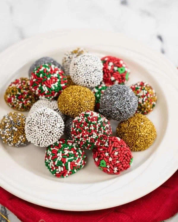 Christmas Brownie Balls cover